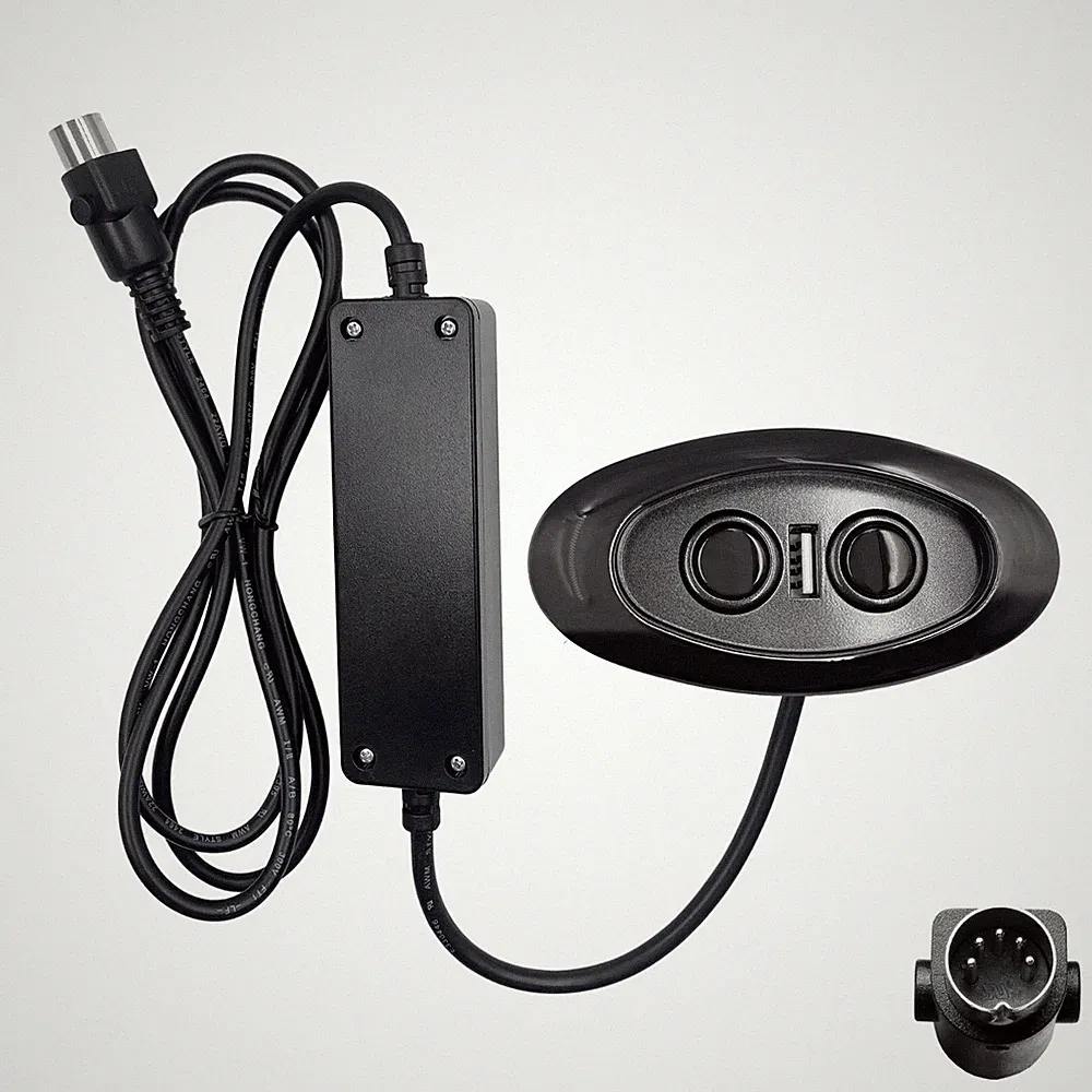 2 Button 5 Pin Switch Mulin MLSK14-C Replacing MLSK14-C11 for Recliner With USB