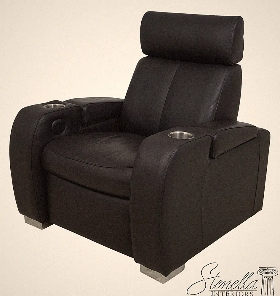 69683: PALLISER LEMANS Home Theater Leather Power Recliner