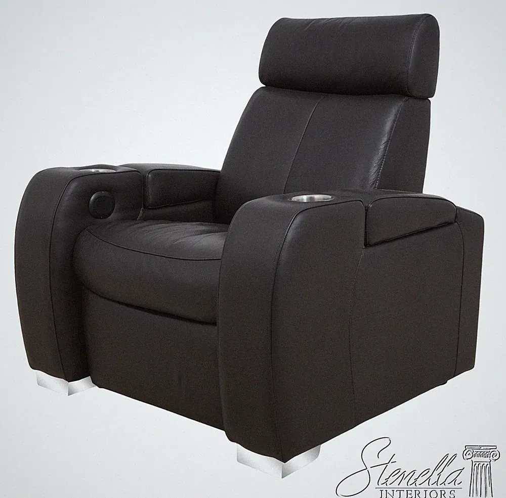 69684: PALLISER LEMANS Leather Home Theater Power Recliner