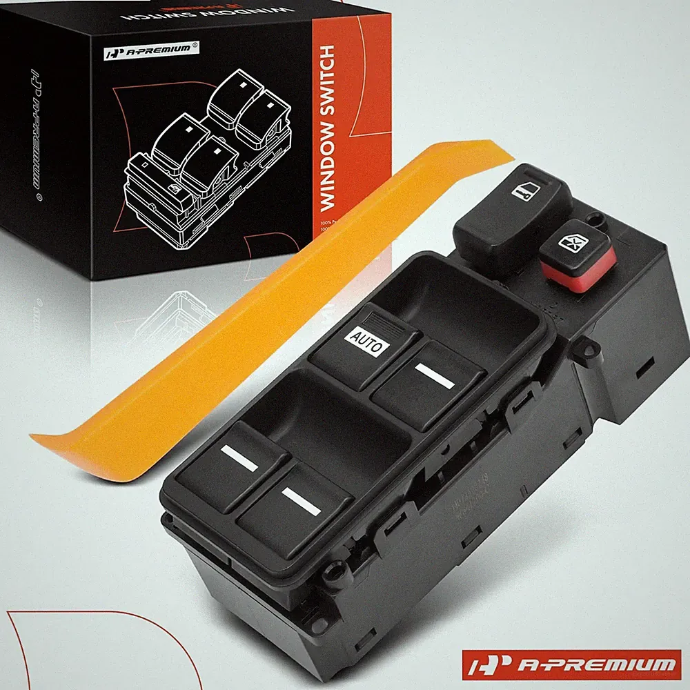 A-Premium Front Left Power Window Switch for Honda Accord EX 2003 2004 4-Door