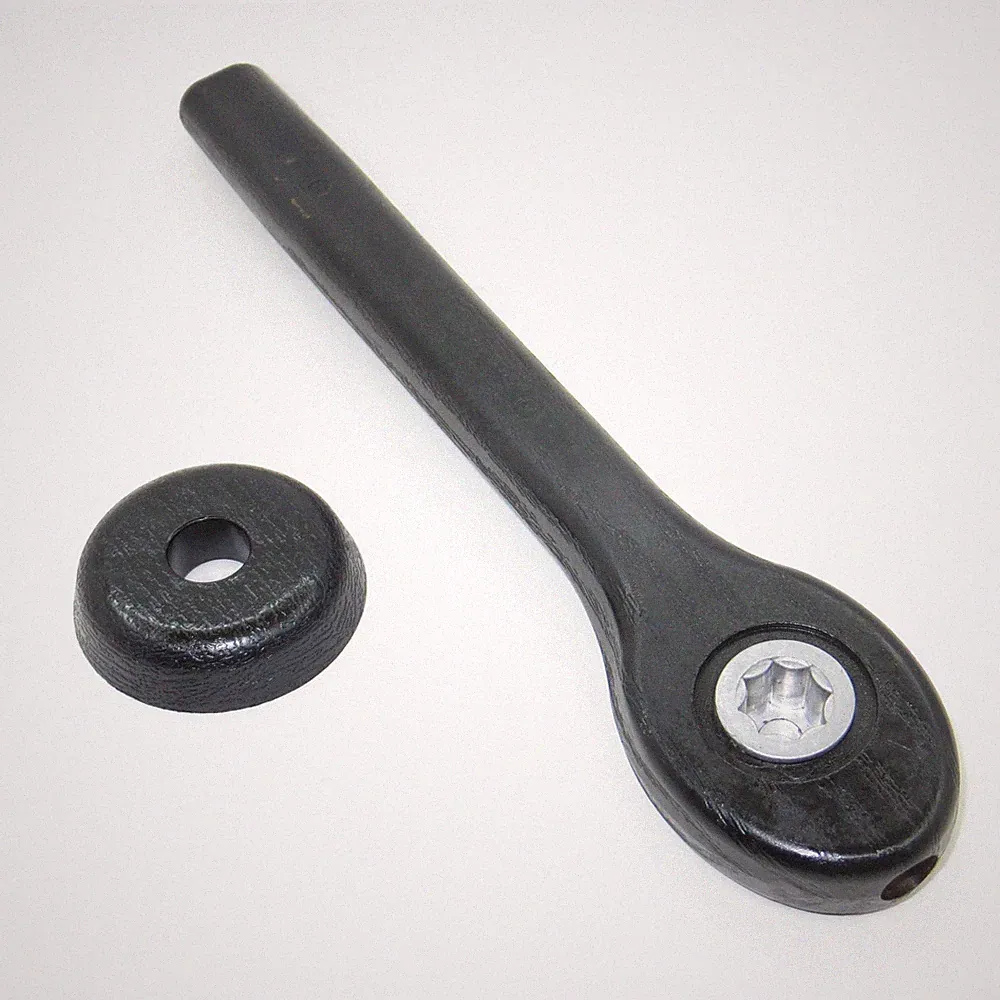 Recliner Parts Lever Style Handle-11" with 1/2 Star Opening-fits Lazy Boy Black
