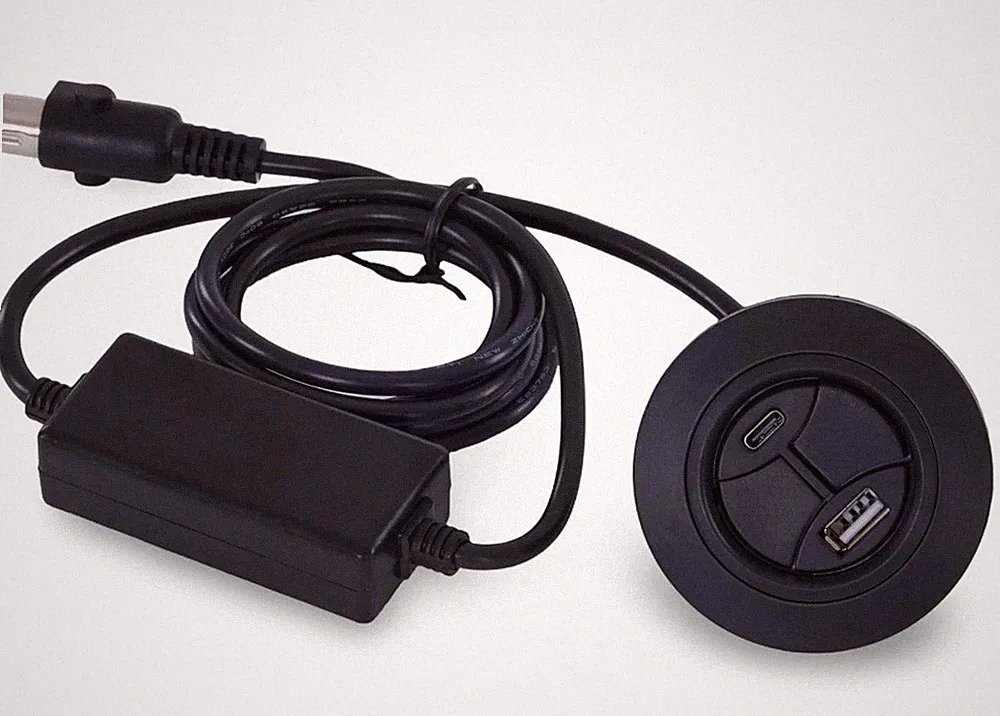 Recliner Replacement Switch with 2 Button 5 Pin Plug, Built-in Round Control